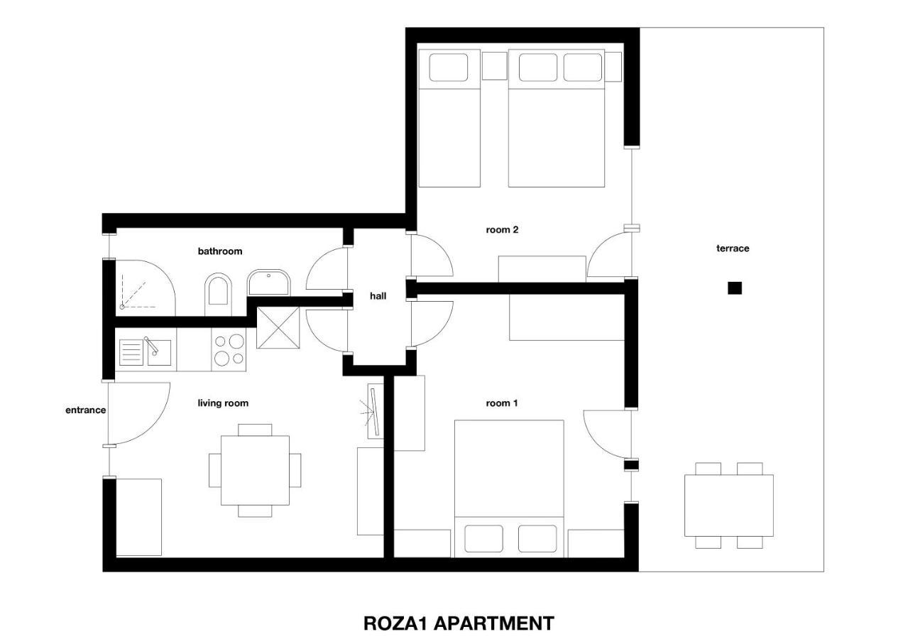 Apartments M&R Spadina Vodice Eksteriør billede